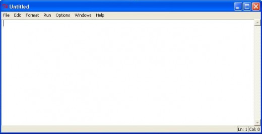 The File Editor Window.