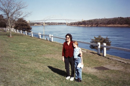 Micahaela and Mom in her high school years on a trip to Cape Cod.