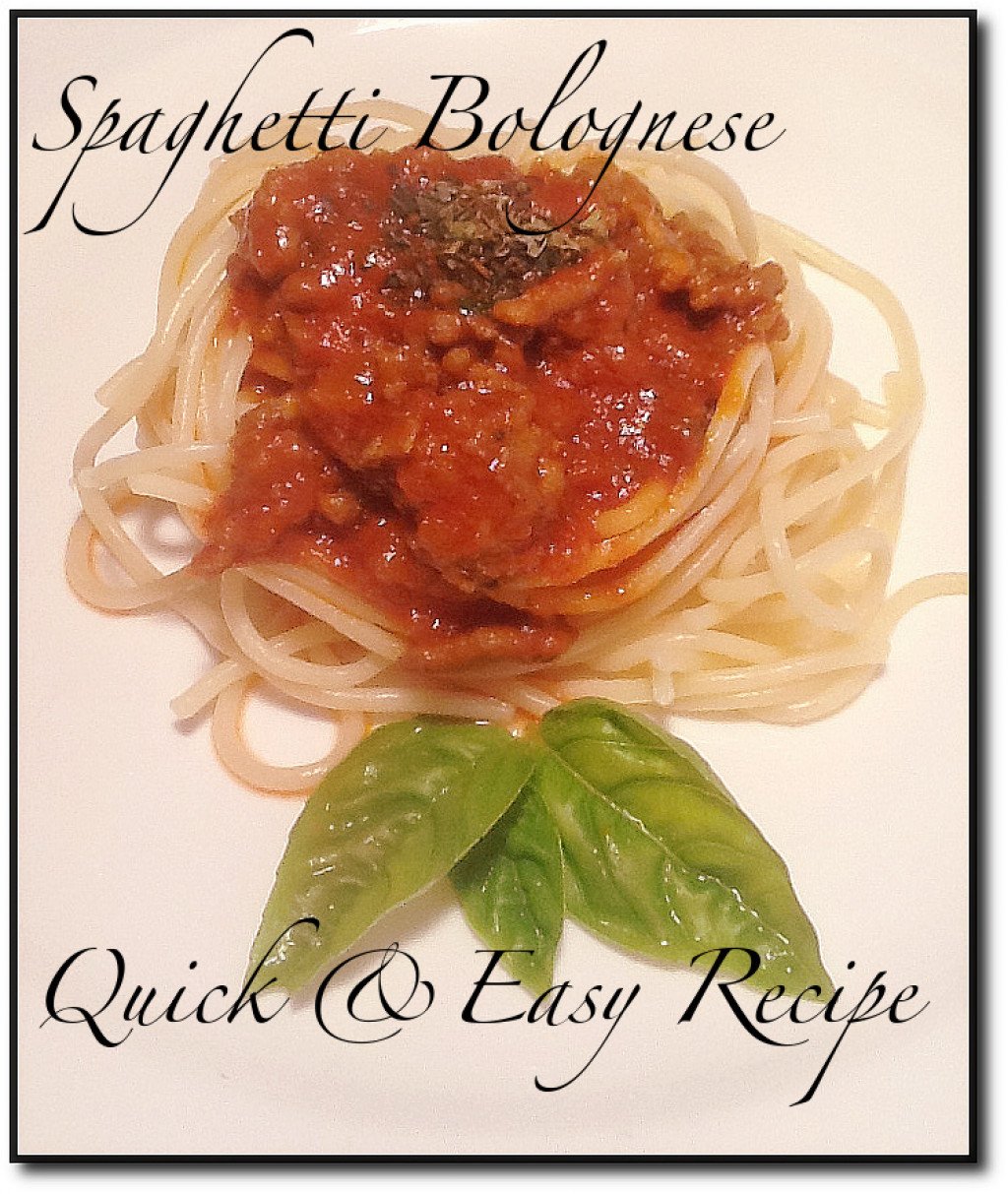 Spaghetti Bolognese Recipe, Simple and Delicious