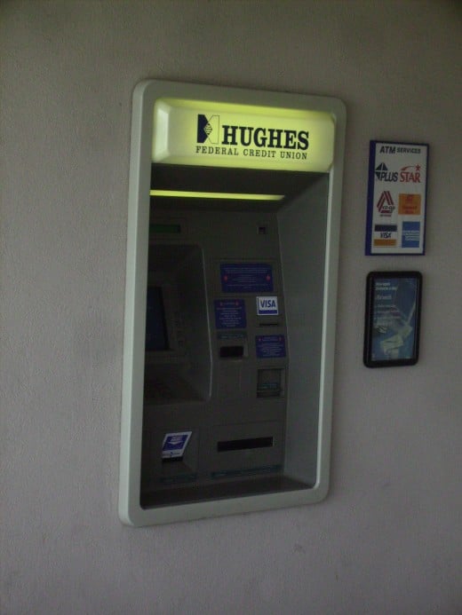 ATM at a Credit Union in suburban Tucson, Arizona