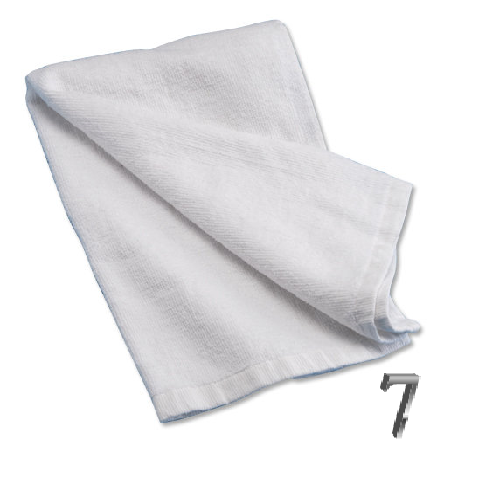 Keep an old gym towel handy for wiping away wet spots after shouting matches with your superiors.