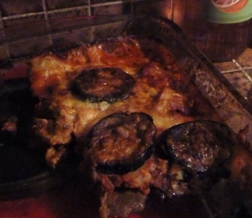 Moussaka is one of my favourite ways of cooking with eggplant.