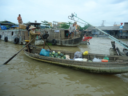 Floating Markets in the Mekong Delta