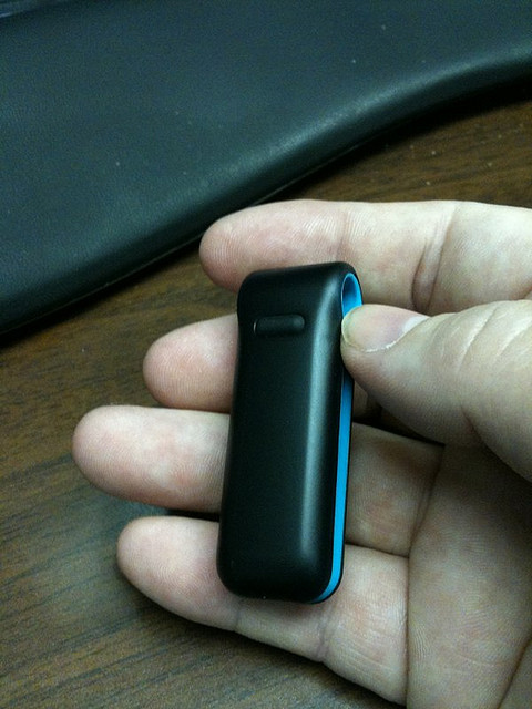 The fitbit one perfect for wearing on a belt.