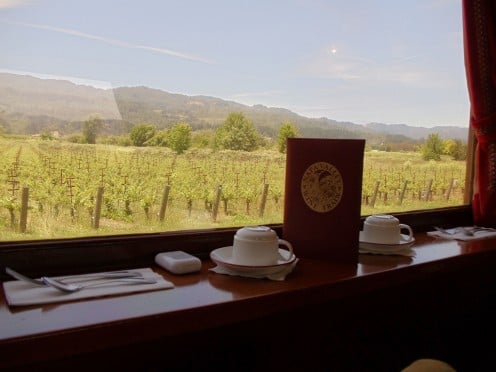 The Napa Wine Train is one of the most popular means to enjoy Napa-based wine events.  It is accessible by BART (a commuter train with on site parking) out of Martinez, a town in the next county of Alameda County.