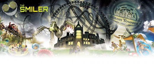 Latest Alton Towers Resort Ride "THE SMILER"