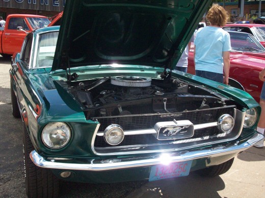 A 1968 Mustang GT 390 replica