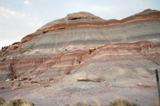 The painted desert, on my road trip with my mom
