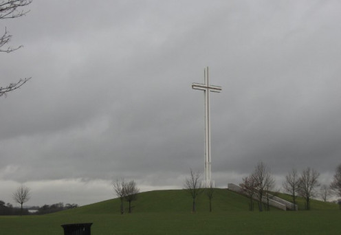 The Papal Cross was erected at the edge of Fifteen Acres for the visit of Pope John Paul II on the 29th September 1979.