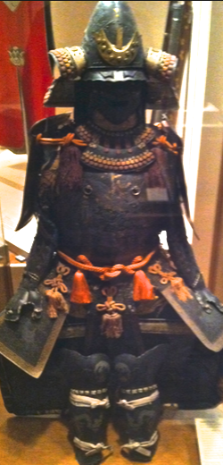 The armor of the Japanese feudal lord Date Yoshimura (New York Metropolitan Museum)