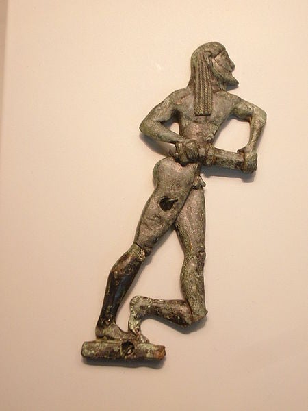 A Spartan swordsman, 550 BC.