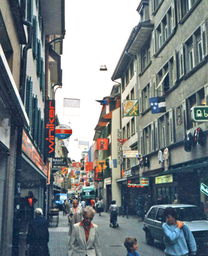 The streets of Lucerne