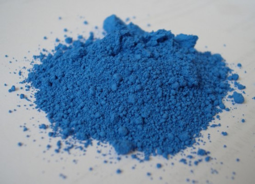 Blue pigment. According to a survey conducted by 3 global marketing firms, blue is the most popular colour in the world.