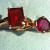 As you can see the colours of even the red garnets are varied, from the deep red to the more pinker smaller stone