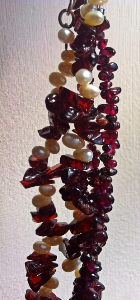Garnets and pearls