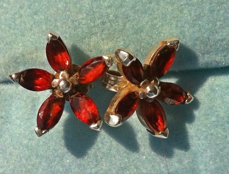 Garnet earrings 