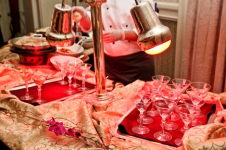 The Starch Servicing Station, consisted of Champagne Rissoto, Mashed Yuca, and Lobster Mac and Cheese
