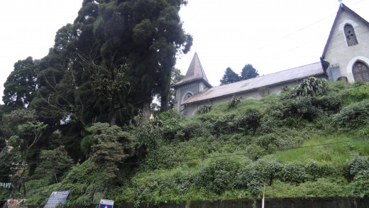 Road side church near Darjeeling Station