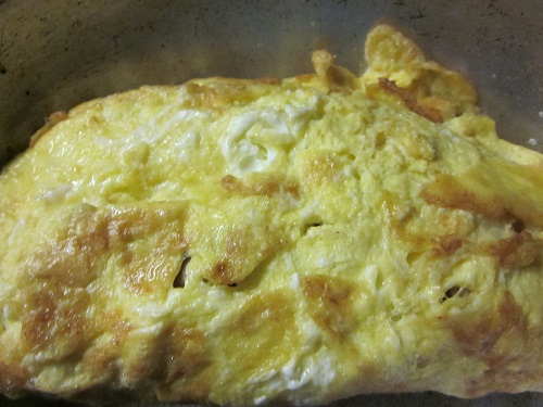 Omelet folded