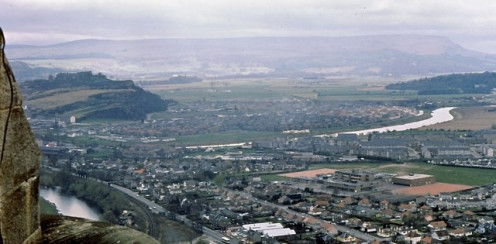  Causewayhead from the Wallace Monument Looking south west over Causewayhead and the River Forth towards Stirling Castle.