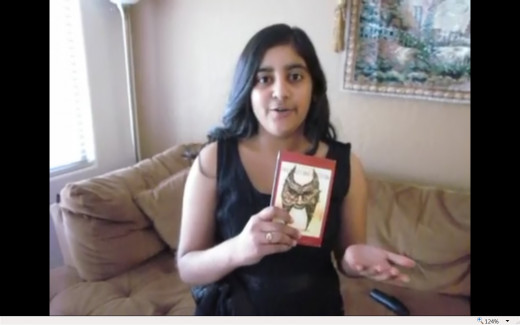 Anivarya Kumar with her book.