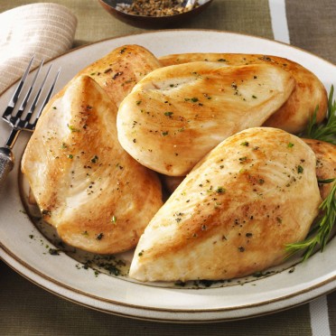 Chicken breast  can be a very juicy choice of meat if you keep it simple and prepare it right, but if you want it super juicy just put your chicken in a salt water brine.