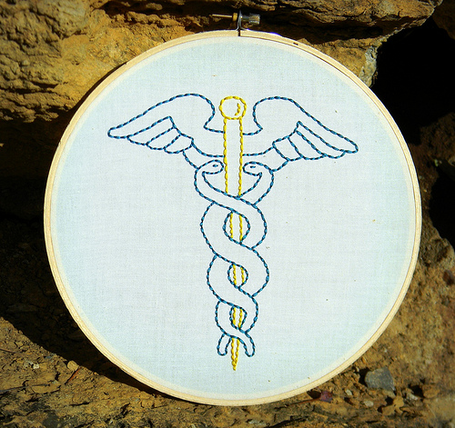This is the popular medical symbol used by doctors and many medical facilities in the country.