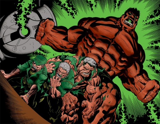 Red Hulk is getting angry