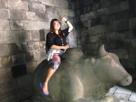 Riding the bull!