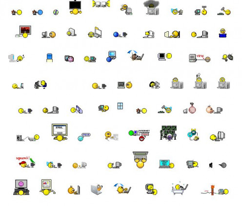 There are literally thousands of emoticons available 