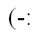The first, simple emoticon