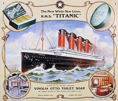 Original poster of RMS Titanic, 1912.