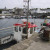 Fishing boats moored at Bowmore pier