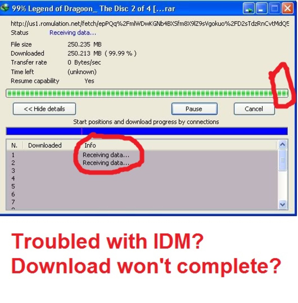 How to cancel a download