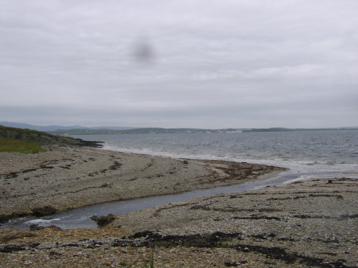 Looking across Loch Indaal towards Bowmore from The Strand