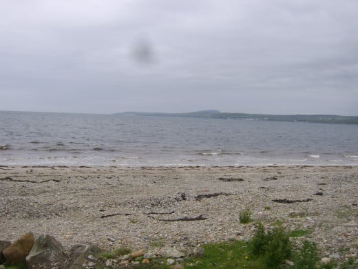 Looking across Loch Indaal towards Bruichladdich and Port Charlotte from The Strand