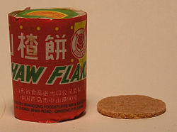 Chinese hawthorn titbit flakes