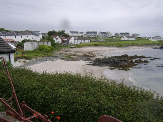 Small beach on Loch Indaal at Port Charlotte