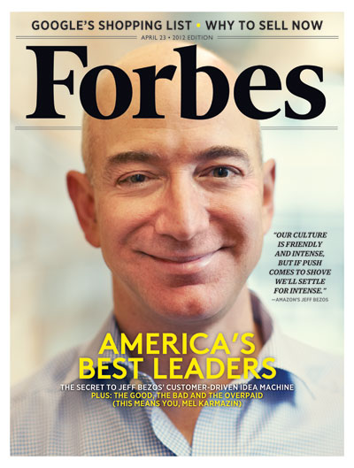 Jeff Bezos, founder and CEO of Amazon.com