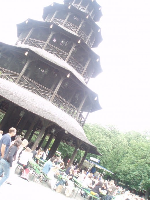 The Chinese Pagoda w/beer garden