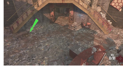 Zombie Symbol in the Spawn Room.