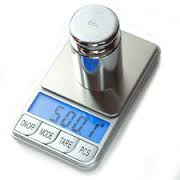 Have your wieght with you to check a scale during a transaction.