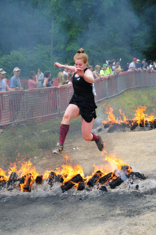 Just jumping over some fire....