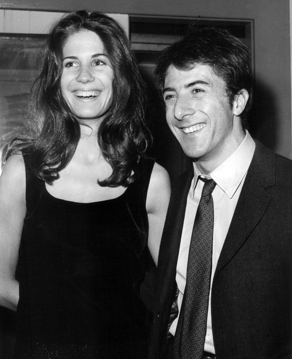 Dustin Hoffman plays Chuck Clark in Ishtar. In this photo from the 1960s, he's pictured with then-girlfriend (later wife), Anne Byrne.