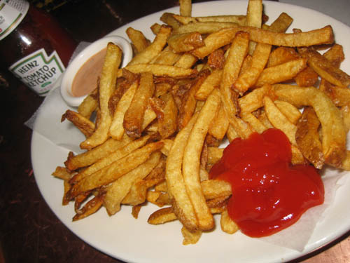 picture of plain french fries:Eating carbohyrates alone like shown in this picture will not give you results