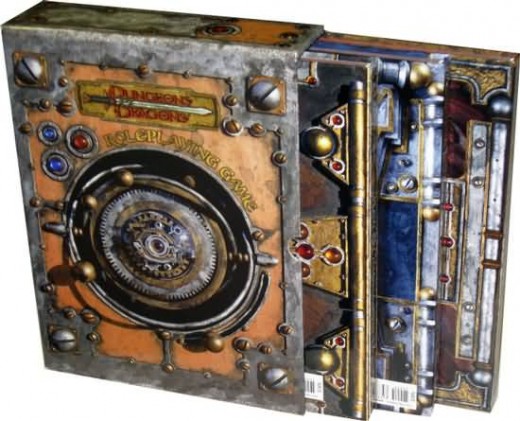the 3.5 box set containing all three core rule books