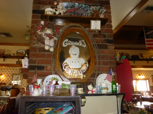 Grandma's mirror, so cute!