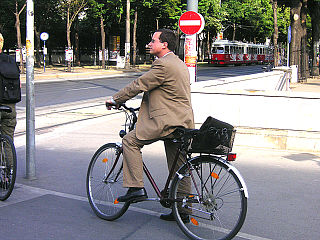 Biking is both leisure and transportation