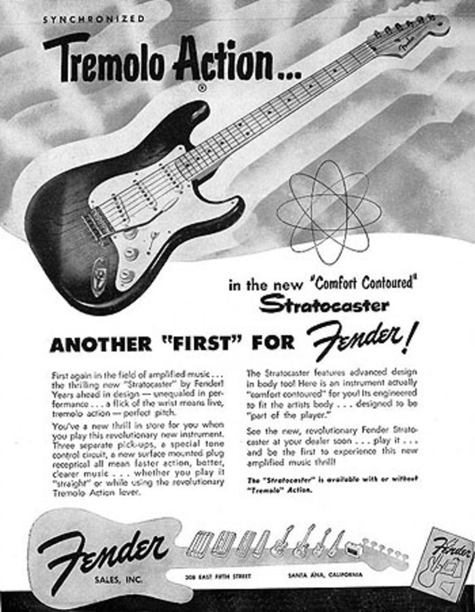 Fender Stratocaster Advertisement, 1954