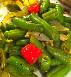 Simple Recipes: Roasted Green Beans and Tomatoes